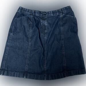 WAK WOMENS JEAN SKIRT SIZE 14W MINT